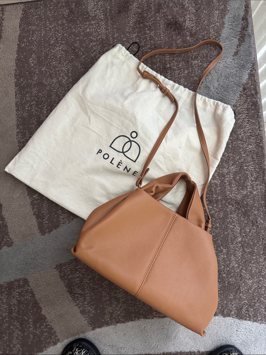 Polene Handbags - Polene Neuf Shoulder Bag in Tan